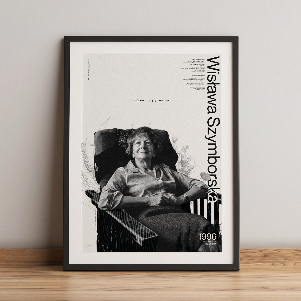 Plakat Wisława Szymborska