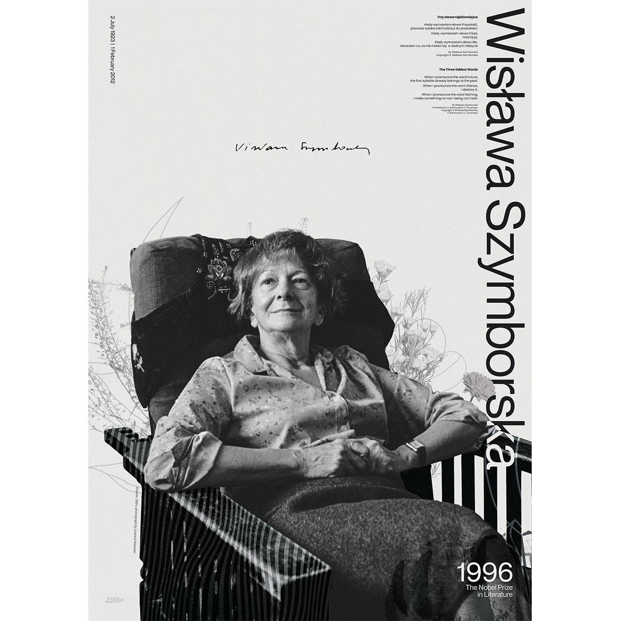 Plakat Wisława Szymborska 1