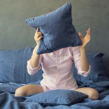 Pościel z lnu denim IL LETTO
