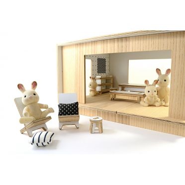 nowoczesny domek dla lalek