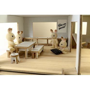 nowoczesny domek dla lalek