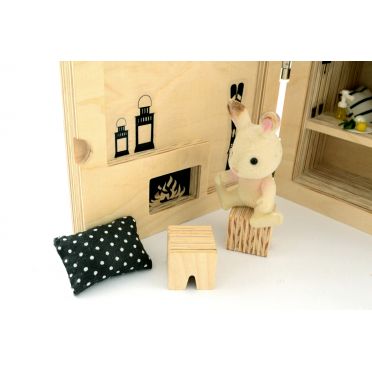 skandynawski domek dla lalek