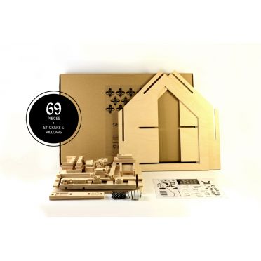 składany domek dla lalek