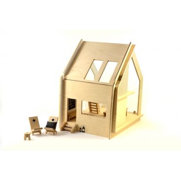 skandynawski domek dla lalek