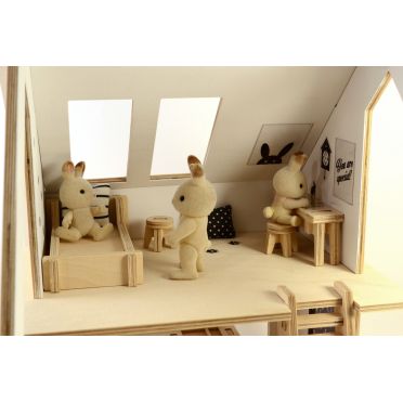 nowoczesny domek dla lalek