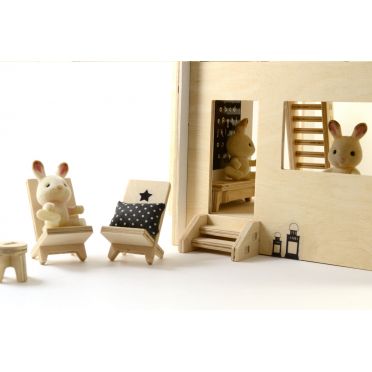 skandynawski domek dla lalek