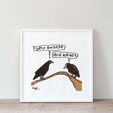Plakat Jest dobrze. Nie kracz
