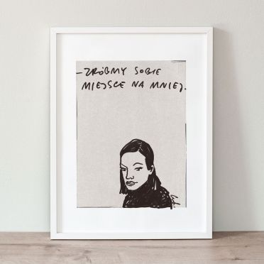 Plakat Zróbmy sobie miejsce na mniej