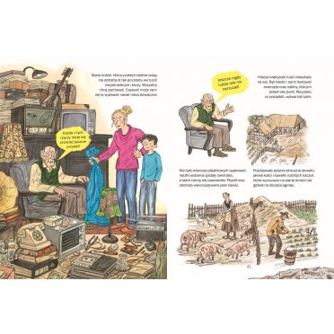 Śmieci – środek, dziadek