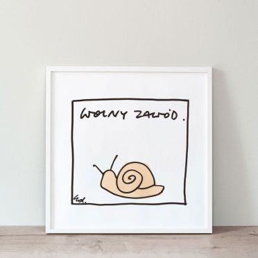Plakat Wolny zawód