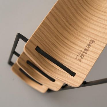 Półka ścienna na wino - dąb  - Vinke