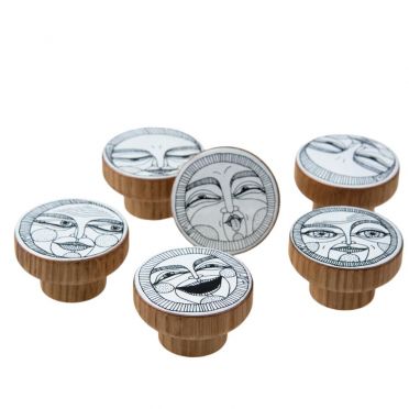 Emaliowane gałki do mebli FACES - DOT Manufacture