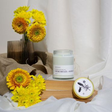 Świeca sojowa CRÈME BRÛLÉE + WANILIA no.13