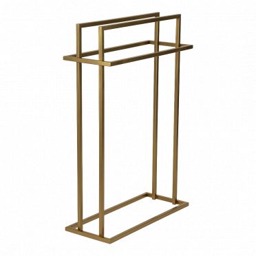 złoty wieszak stalowy