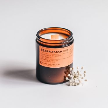 NATURALNA ŚWIECA SOJOWA - MARRAKECH 20:15 cardamom&amber I 180ml