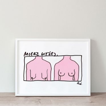 Plakat Mierz wyżej