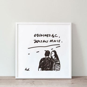 Plakat Odchodząc, zostaw mnie