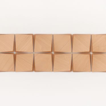 drewniany dekor ścienny stellar