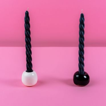 Spiralna świeca sojowa