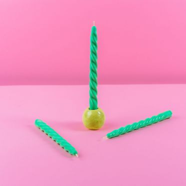 Spiralna świeca sojowa