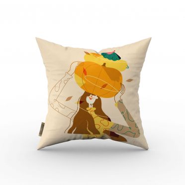 Poduszka - Pumpkin lady