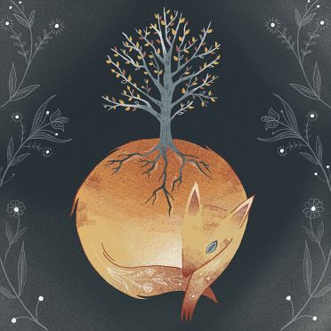 Poduszka - Lisie drzewo