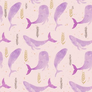 Poduszka - Pink Whales