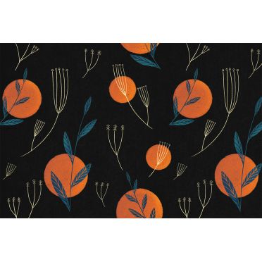 Poduszka - Black leaf sunset - 40x60