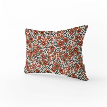 Poduszka - Czerwone kwiaty - 40x60