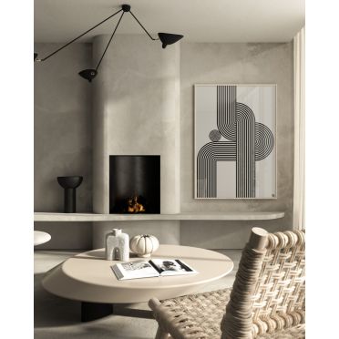 Geometryczne formy – elegancka dekoracja do nowoczesnych wnętrz