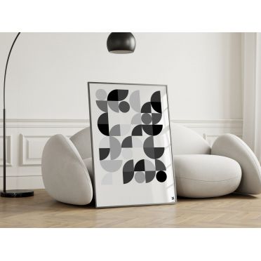 Plakat w stylu Bauhaus – geometryczna dekoracja ścienna