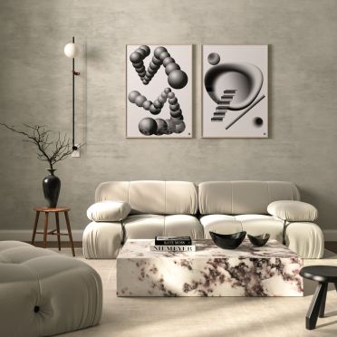 Geometryczne plakaty – harmonijne formy na Twojej ścianie
