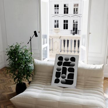 Plakat w stylu Bauhaus – minimalistyczna dekoracja do wnętrz