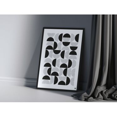 Geometryczne plakaty Bauhaus – minimalistyczne formy na Twojej ścianie