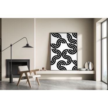 Plakat Bauhaus – czarno-biała dekoracja ścienna