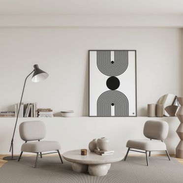 Geometryczne plakaty – nowoczesna dekoracja do domu