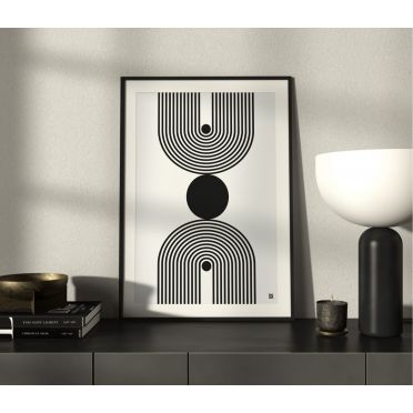 Geometryczne plakaty – nowoczesna dekoracja do domu