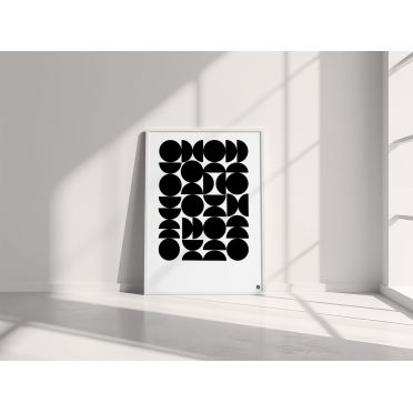 Geometryczna dekoracja ścienna – minimalistyczne plakaty