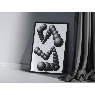 Plakat w stylu Bauhaus – nowoczesna dekoracja do sypialni