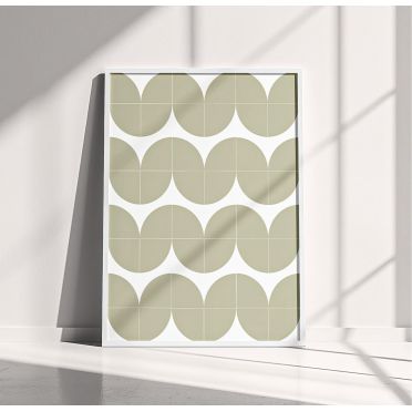 Plakat w stonowanych kolorach – elegancki akcent do biura
