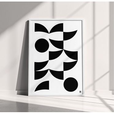 Plakat w stylu Bauhaus – minimalistyczna dekoracja ścienna