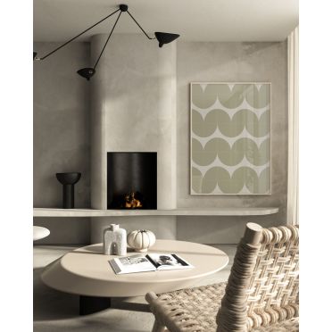 Plakat w pastelowych odcieniach – delikatna dekoracja do wnętrz