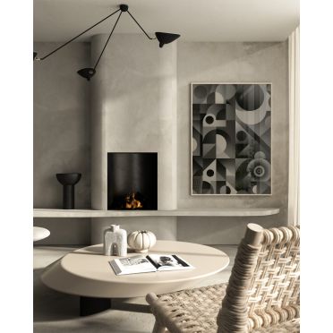 Plakat Mosaic Waves Warsaw