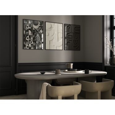 Plakat do wnętrz glamour boho