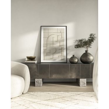 Plakat do wnętrz glamour boho