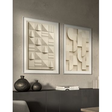 Beżowe plakaty do wnętrz