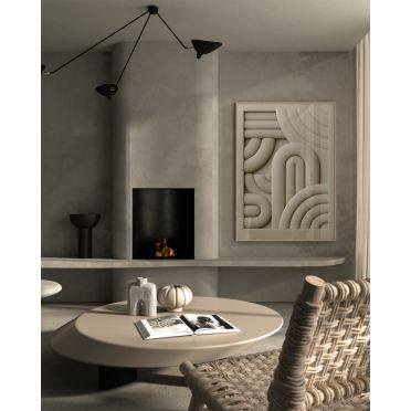 Plakat geometryczny 3D