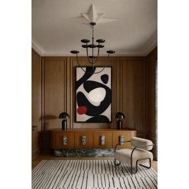 Plakat do wnętrz glamour boho