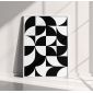 Minimalistyczny Plakat Bauhaus – Czarno-biała Dekoracja do Wnętrz Hotelowych