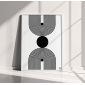 Plakat w Stylu Bauhaus – Minimalistyczna Kompozycja z Geometrycznymi Formami
